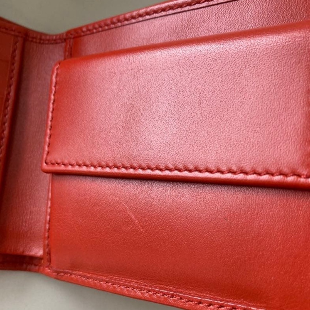 Gucci Red Quilted Leather Card & Key Wallet - Picture 4 of 7